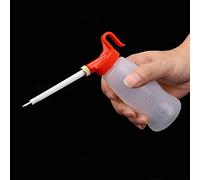 Phefop 5Pcs Sewing Machine Oil Bottle, Plastic Dispenser with Long Tip Nozzle, 180ml Capacity for DIY Crafts and Sewing Machine Maintenance