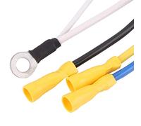 Phefop 6-24v 4 to 7 Paths T-towing Adapter of the Black Plastic Candle Connector