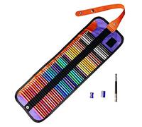 Phefop 72 Colors Bright Moderately Hard Colored Pencil Set, Ideal for Adults, Kids, Girls, Boys, Teens, Junior Artists, Coloring Pencils with Portable Bag, Safe to Children
