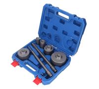 Phefop 9Pcs Concrete Hole Saw Bit Kit 30-100mm Hard Alloy Cement Masonry Stone Brick Drill Bit Cutter with 135 Degree Angle for Air Conditioner Water Pipe Installation
