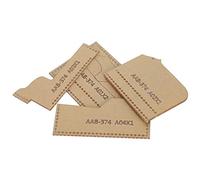 Phefop Acrylic Wallet Template, Leather Craft Template for Card Bag Making, 4Pcs Bear Pattern, Ideal for Crafting and Personalized Gifts