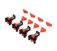 Phefop Adjustable Carpentry Work Tool with High Precision of the Clamp/Straight Angle Support to Place Plates and Frames At an Angle of 90 Degrees for Thickness Materials 3/16-3/4 Inches 4 Sets for