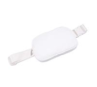 Phefop Adjustable Sports Waist Belt Bag Bicycling Bicyclets and Sports Bag Very Tight for Daily Use, Metal Zipper for a Low Phone 7.5 Inches, Suitable for Aptitude (White)