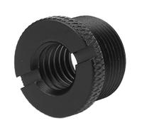 Phefop Aluminum Female to Male Screw Adapter, UNIFORM FORCE AND ANTI-SLIP DESIGN, EASY ASSEMBLY AND PORTABLE, SMOOTH FLAT, HIGH SAFETY QUALITY ASSURANCE, Constructed From (Black F19A)