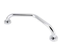 Phefop Angled Bathroom Grab Bar, Stainless Steel, Non-Skid Handrail, Perfect for Elderly and Children, 17.5 Inch Wall-Mounted Safety Assist Bar
