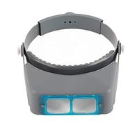 Phefop Application of Headband Conferences with Four Optical Glass Lenses, for Precision Work and Fine Details When Doing and The Embroidery of Jewels