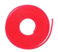 Phefop Aquarium Flexible Airline Tube Black Silicone Oxygen Hose 5m Cuttable Thick Wall Pipe for Fish Tank Air Pump Freshwater and Saltwater Setup (Red)