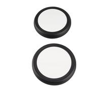 Phefop Baby Strollers Rubber Wheels Replacement, Durable Rubber Front and Back Wheel Accessories for Yoya Vovo Stroller, Easy to Install 360 Degree Rotation for Kids Carriage (A Pair of Rear Wheels)