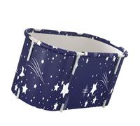 Phefop Bath Tub Folding Adult Portable PVC Full Body Bathtub 120x50x55cm for Home Relaxation