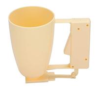 Phefop Batter Dispenser, Handheld Plastic Cake Cream Dispenser with Easy to Design, for Making Cakes Biscuits Muffins Crepes Waffles