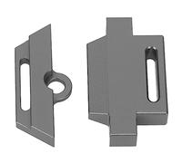 Phefop Battery Holder Mount with Strap for 1/10 Slash 5822 5822A Chassis, Made of Premium Aluminum Alloy Material, Lightweight and Durable, Help Secure the Battery (Grey)