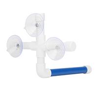 Phefop Bird Shower Perches, Plastic Pipe with Suction Cups, Bath Perch for Macaw Cockatoo Parrots, Ideal for Indoor Use