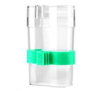 Phefop Bird Water Bowl, Bird Feeder, Combination Bird Waterer, Bird Feeder, Transparent, Pet Waterer, Easy to Install, Bird Supplies, Plastic, Watering, for When You're Away From Home,