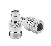Phefop BNC Connector Connector Coaxial Test Converter 2 PCS Type N Wife A Women's BNC