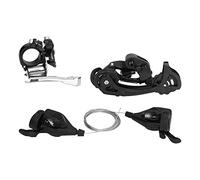 Phefop Brake Lever Lever Kit to The Right of The Left Bicycle with Dismissal with Dismissal at The Back for The Owners of Aluminum Aluminum Mountain Bicycles
