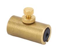Phefop Brass Adjustable Cello Wolf Tone Eliminator, Wolf Tone Mute Tube with Rubber Construction for Violoncello Instrument Accessories (L for Bass Cello with Thick Strings)