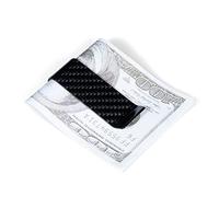 Phefop Carbon Fiber Money Clamp/Holder, Slim Card Holder with Classic Design, Portable Size for Gentlemen and Ladies