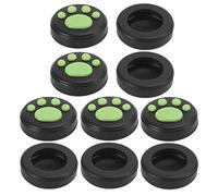 Phefop Cat Thumb Grips, Silicone Joystick Cover with Red Claws, Enhances Gaming Experience for Lite (Green claws on black background)