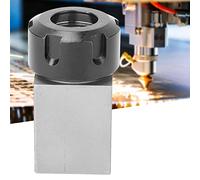 Phefop Chuck Support ER25 Collet Block for Engraving Machine, Hardened, Durable Tool Steel, Standing Vertical Position, CNC Machines (Four Square Handles)