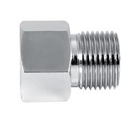 Phefop CO2 Cylinder Adapter, Chrome Plated Copper, Connector Converter for Aquarium Regulators in 4 Sizes for Fish Tank Equipment (G5/8 to W21.8)