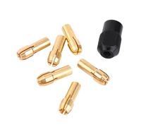 Phefop Collet Chuck Set, Carbon Steel, Fast Chucking, Various Holding Needs with 1 Black Cap and 6 Collet Sleeves