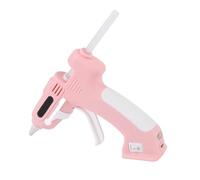 Phefop Compact Electric Glue Tools with Rapid Heating Function, Wireless Hot Glue Tools for Crafts and Repairs, Suitable for Euzzer Lovers and Creative Individuals (Pink)