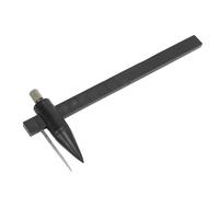 Phefop Compass Circle Cutter Plastic Compass Caliper Measuring Tool for Pottery Crafting Sculpting Ceramics Mud Arts and Crafts