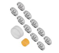 Phefop Cover Buttons Kit, Rubber and Metal DIY Sewing Buttons for Handmade Crafts, Customizable Round Button Base, Ideal for All Sewing Projects (20MM)