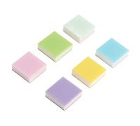 Phefop Craft Eraser, PVC Material, 6 Assorted Color Carving Blocks for Fine Detail Art Projects and Crafts