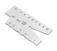 Phefop Delicate Stainless Steel Thread to Measure the Steps of the Thread tooth: Precise and Easy to Use, Detecting the Angle of Cutting Tools