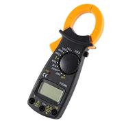 Phefop Digital Clamp Meter 600A AC DC Multimeter Auto Polarity LCD for Electrical Maintenance 1999 Counts 2 Times Second Sampling for Workshop Automotive Repair HVAC Troubleshooting