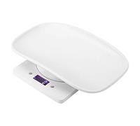 Phefop Digital Pet Scale, 10kg x 1g High Accuracy Electronic Weighing Platform for Cats, Small Dogs, Kitchen Food, with LCD Display, Non-Slip Mat, Unit Conversion (g/ml/oz/lb.oz)