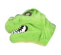 Phefop Dinosaur Hand Puppet, Soft Rubber Gloves for Interactive Role Play, Great Storytelling Toy for Kids with High Simulation and Colorful Design (green hand puppet)
