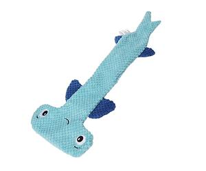 Phefop Dog Squeaky Toy, No Stuffing Interactive Chew Toy for Small Medium Large Dogs Teeth Cleaning Kill the Time Relief Boredom (Blue)