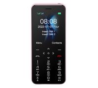 Phefop DOUBLE Sim MOBILE PHONE 2G HD Camera and LED Lantern, Sim Basic Basic for Children Who Have 1000 MAh Heppad (Roseate)