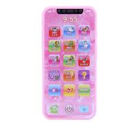 Phefop Dummy Phone Toy, Plastic Educational Music Toy for Kids, Develops Early Learning Skills, Fun for Preschool Children Over 3 Years Old (Russian)