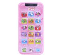 Phefop Dummy Phone Toy, Plastic Educational Music Toy for Kids, Develops Early Learning Skills, Fun for Preschool Children Over 3 Years Old (English)