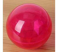 Phefop Elastic Lighting Ball, Transparent Plastic Bouncing Ball with Flash Lighting for Kids and Dogs, 10cm Diameter for Outdoor Fun (Pink)