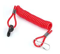 Phefop Emergency Stop Switch Lanyard, ABS Plastic, Flexible Engine Kill Tether for Boating Safety, Easy Installation, Compatible with Outboard Motors Like,