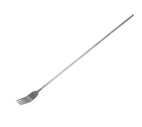 Phefop Extendable Fork, 8.7 to 25.4 Inch Long Prank Stainless Steel Portable Retractable Fork for BBQ Dinner Fruit Desserts with Compact Size Easy to Store