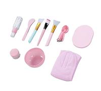 Phefop Facial Mask Mixing Bowl Set, Plastic, 12 Pieces DIY Tools with Brushes and Spoons for Home Spa and Salon Use