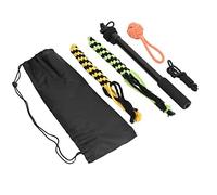 Phefop Flirt Pole Toy for Dogs, Retractable Interactive Dog Training Toy, Aluminum Alloy Pole 15.7-39.8in with 42.1in Nylon Cord, Improves Obedience Stamina for Indoor Outdoor Play