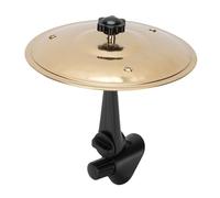 Phefop Funny Mini Car Crash Cymbal Drum Toy, Small Air Vent Dashboard Accessories for Drummers with Alloy Materials, Won't Disrupt Rhythm - Suitable for Various Musical Rhythms (Gold)