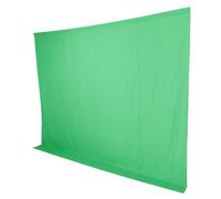 Phefop Green Screen Backdrop for Photography, Polyester Fiber and Cotton, Wear Resistant Non Reflective Greenscreen, 3x2.5M for Streaming and Video Production