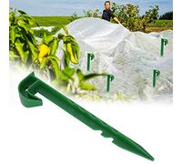 Phefop Ground Pegs, Plastic Tent Stakes, Reusable Heavy Duty Garden Fixing Stakes for Outdoor Camping and Landscaping
