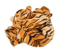 Phefop Halloween Dog Hoodie, Polyester Costume Coat for Small Medium Pets, Cute Tiger Plush Design with Warm Fabric for Autumn and Winter Fun (S)