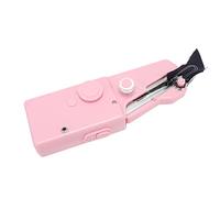 Phefop Handheld Sewing Machine, Portable Electric Sewing Tool, Ideal for Home Travel with Smooth Stitching and Easy Use (Pink)