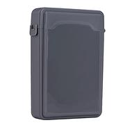 Phefop HDD SSD Storage Box Antistatic Dust Resistant Dust Storage Case for 3.5 -inch Dusting (Grey)