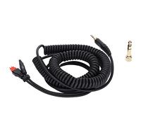Phefop Headphone Cable Extension Wire Oxygen Free Copper Coiled Cord 3.5mm Plug with 6.35mm Adapter 1.8m to 5m for HD660s HD650 HD600 HD580 Home Studio Listening