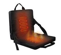 Phefop Heated Seat Cushion, Portable Foldable Heated Stadium Seats with Memory Foam for Bleachers USB Powered Adjustable Temperature for Indoor Outdoor Camping